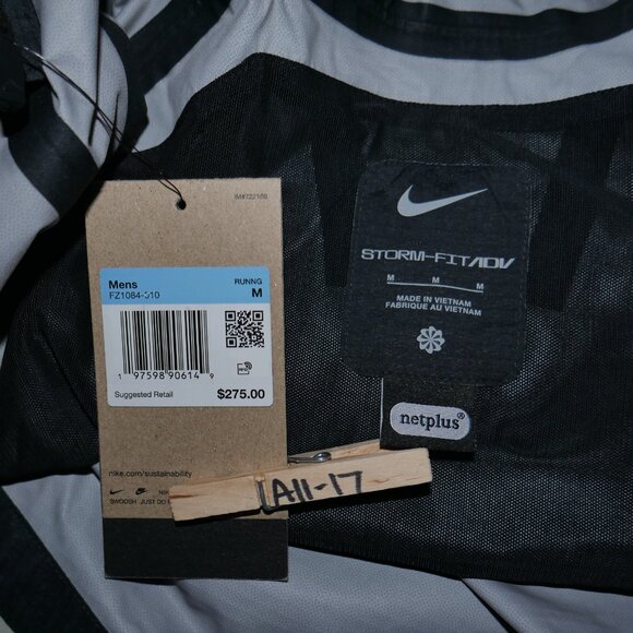 Nike Cosmic Peaks Men's Storm-FIT ADV Running Jacket Mens Size M Waterproof - Picture 10 of 16